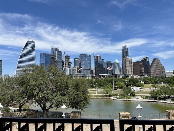 View of Austin, Texas from the Palmer Events Center